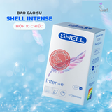 (Snapshop) Bao cao su Shell Intense - Siêu mỏng 0.04mm - Hộp 10 cái Chính Hãng