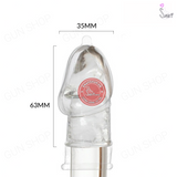 (Snapshop) Bao cao su đôn dên Aichao Thin Hồng Che quy đầu Chính Hãng