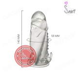 (Snapshop) Bao cao su đôn dên rung Jiuai Real Touch Feeling Chính Hãng