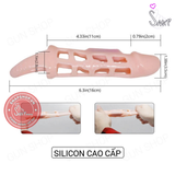 (Snapshop) Bao cao su đôn dên rung Baile lưới dây đeo Chính Hãng