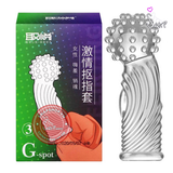 (Snapshop) Bao cao su ngón tay Aichao G-spot 3 - Gai nổi lớn - Hộp 1 cái Chính Hãng