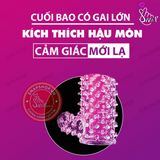 (Snapshop) Bao cao su đôn dên Baile Crytal Sleeve Chính Hãng