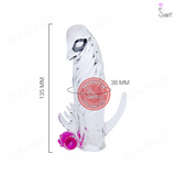 (Snapshop) Bao cao su đôn dên rung Baile Sleeve Cock Ring Chính Hãng