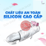 (Snapshop) Bao cao su đôn dên rung Baile Sleeve Cock Ring Chính Hãng