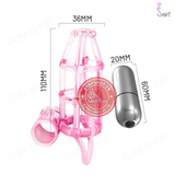 (Snapshop) Bao cao su đôn dên rung Baile Sweet Case Chính Hãng