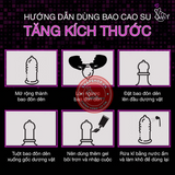 (Snapshop) Bao cao su đôn dên rung Baile rồng rung Chính Hãng