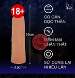 (Snapshop) Bao cao su đôn dên Lovetoy tăng 5cm gân Chính Hãng