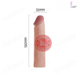 (Snapshop) Bao cao su đôn dên Lovetoy Pleasure X-Tender tăng 25mm Chính Hãng