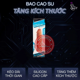 (Snapshop) Bao cao su đôn dên Lovetoy Pleasure X-Tender tăng 25mm Chính Hãng
