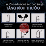 (Snapshop) Bao cao su đôn dên Lovetoy Pleasure X-Tender tăng 25mm Chính Hãng