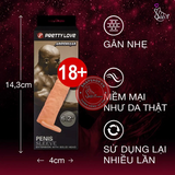 (Snapshop) Bao cao su đôn dên Pretty Love Medium 6.2 inch Chính Hãng