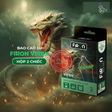 (Snapshop) Bao cao su Firon Virex - Hộp 1 bao gai, 1 vòng bi siêu lớn + 1 bao Firon Rush (Hộp 2 cái) Chính Hãng