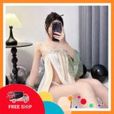 (Che Tên Khi Giao) Đồ Ngủ Gợi Cảm Cosplay Cổ Trang Trung Hoa Ren Xuyên Thấu Sexy Quyến Rũ Set Hán Phục Hanfu Xẻ Tà Thanh Lịch Cao Cấp - N385 - Snapshop