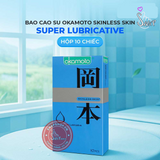 (Snapshop) Bao cao su Okamoto Skinless Skin Super Lubricative - Siêu bôi trơn - Hộp 10 cái Chính Hãng