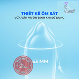 (Snapshop) Bao cao su Okamoto Skinless Skin Super Lubricative - Siêu bôi trơn - Hộp 10 cái Chính Hãng