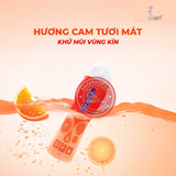 (Snapshop) Gel bôi trơn hương cam Shell Play Orange - Chai 100ml Chính Hãng