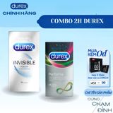 Bộ Combo 2 Hộp Tặng 1 Bao Cao Su Durex Siêu Mỏng, Bền Bỉ Thời Gian, Nhiều Gel Bôi Trơn Med love 773187