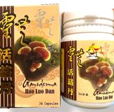 Viên uống đau nhức xương khớp Ganoderma Huo Luo Dan ( Linh Chi Hoạt Lạc Đơn ) - Hộp 34 viên - Xuất xứ Malaysia - Mã 21