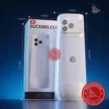Âm đạo giả đa năng Galaku Sucking Cup 2in1 màu trắng Chính Hãng