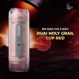 Âm đạo giả 2 đầu Jiuai Holy Grail Cup Red Chính Hãng