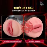 Âm đạo giả 2 đầu Jiuai Holy Grail Cup Red Chính Hãng