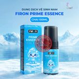 Dung dịch vệ sinh nam Firon Prime Essence 100ml - Dạng bọt, hương bạc hà tươi mát Chính Hãng