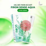 Gel bôi trơn Firon Sense Aqua - Se khít âm đạo và tăng khoái cảm nữ, tinh chất lô hội - Chai 50ml Chính Hãng