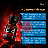 Chai hít tăng khoái cảm Popper PWD USA C4 Red - Chai 10ml Chính Hãng