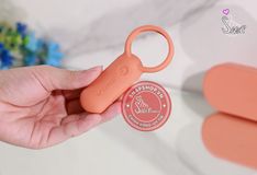 Vòng rung dương vật Tenga PaiRING Couple Vibrator Coral đa chế độ Chính Hãng