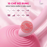 (Snapshop) Dương vật giả hít tường Galaku Ballet 2in1 Chính Hãng