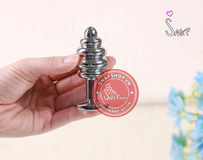 (Snapshop) Phích cắm hậu kim loại dạng xoắn Lovetoy Rosebud Classic Clear Chính Hãng