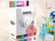 (Snapshop) Phích cắm hậu kim loại dạng xoắn Lovetoy Rosebud Classic Clear Chính Hãng