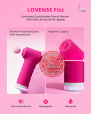 (Snapshop) Máy Bú Hút Âm Vật Lovense Fizz 2in1 Điều Khiển App Chính Hãng