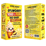 Bao cao su Love kiss Maxxmen Vanilla hộp 10 cái, siêu mỏng 002 truyền nhiệt, thơm ngọt, trơn mượt