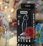 (Snapshop) Đồ chơi hậu môn Lovetoy Flawless Clear Prostate Plug trong suốt Chính Hãng