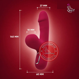 (Snapshop) Dương vật giả mini Galaku Milly 3in1 Chính Hãng