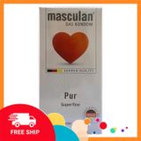 (Che Tên Khi Giao) Bao Cao Su Masculan Pur Chính Hãng – Siêu Mỏng, Có Mùi Thơm Hỗ Trợ 24/7