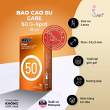 (Snapshop) Bao Cao Su Gân Gai CARE 50 G Spot Hương Dứa Chính Hãng