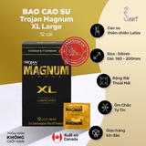 (Snapshop) Bao Cao Su Size Lớn 58mm Trojan Magnum XL Large Chính Hãng