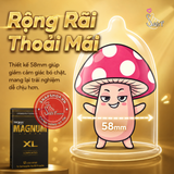(Snapshop) Bao Cao Su Size Lớn 58mm Trojan Magnum XL Large Chính Hãng