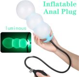 Plug Bơm Ass Lên Đến 13cm Dạ Quang/Đen