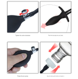 Plug Bơm Hơi Dãn Ass Tới 9.5cm Dạng Tròn