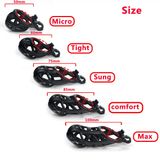 Bộ Dụng Cụ Khóa Trinh Tiết Cobra Bằng Nhựa Dành Cho Nam Giới Kèm 4 Vòng