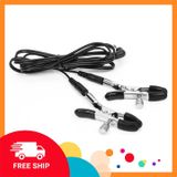 (Che Tên Khi Giao) Kẹp Núm Vú SM Kích Thích Xung Điện Bùng Nổ Cảm Giác Tê Tái Hỗ Trợ 24/7