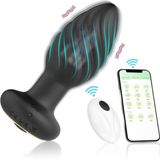 Phích cắm hậu môn có dây đeo điều khiển từ xa Easytoys