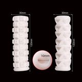 Âm Đạo Giả Silicon Nhỏ Gọn Mềm Khít Thông 2 Đầu