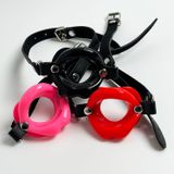 Ball Gag Khóa Hàm Hình Môi