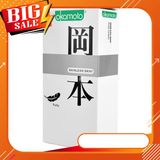 Combo 3 hộp bao cao su Okamoto hương Dâu, hương Cam và không Mùi siêu mỏng 30 cái