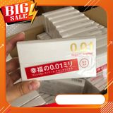 Bao cao su cực siêu mỏng Sagami 0.01 - Hộp 5 Cái