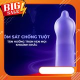 Bao Cao Su Shell Bigtime - Size 54mm, Siêu Mỏng - Hộp 3 cái | SHELL CHÍNH HÃNG